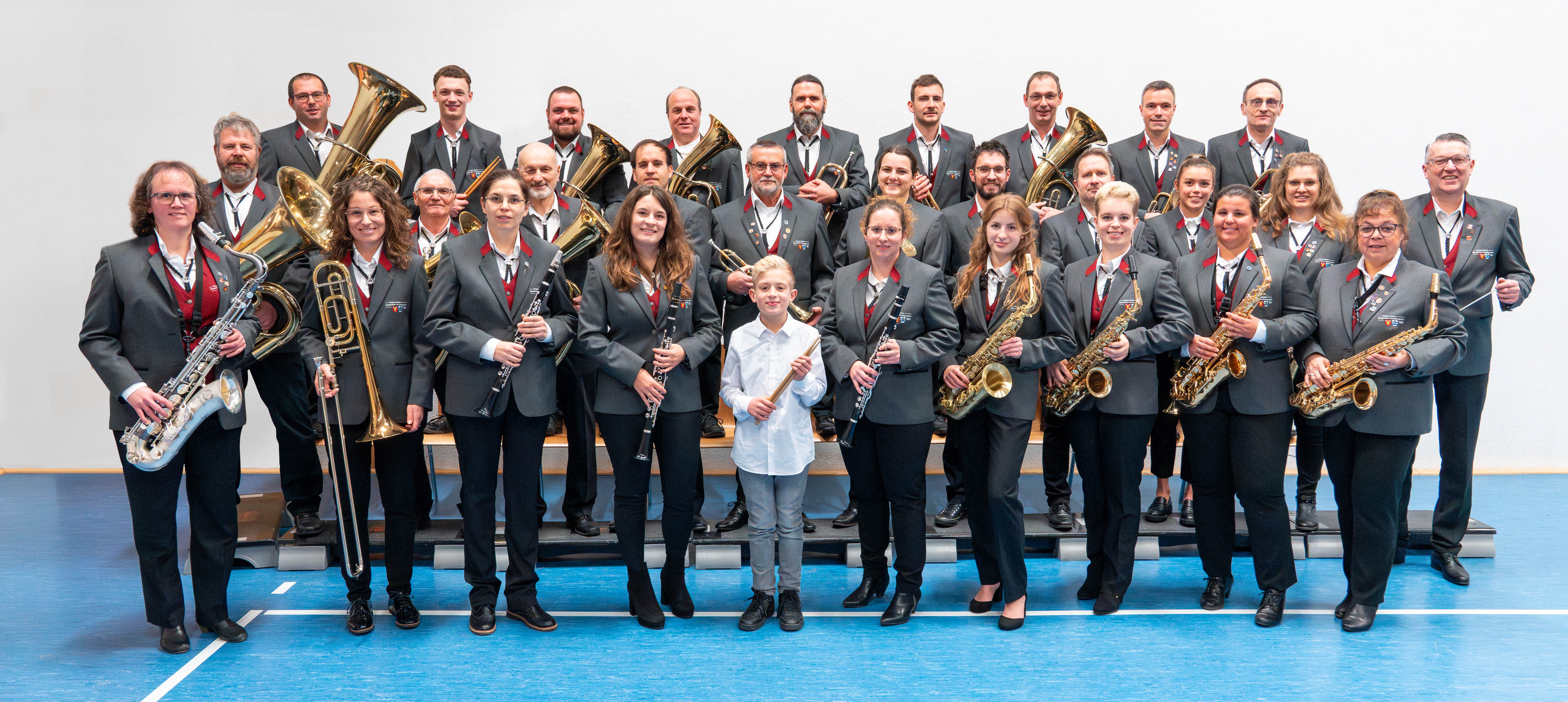 Gruppenbild Musikverein Ehrstädt-Hasselbach 1968 e.V.